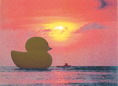 Canard de bain géant