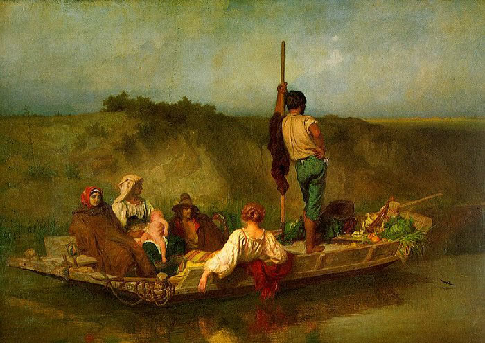 La Malaria 1850 1851 oil on canvas by Antoine Auguste Ernest Hébert 1817 1908