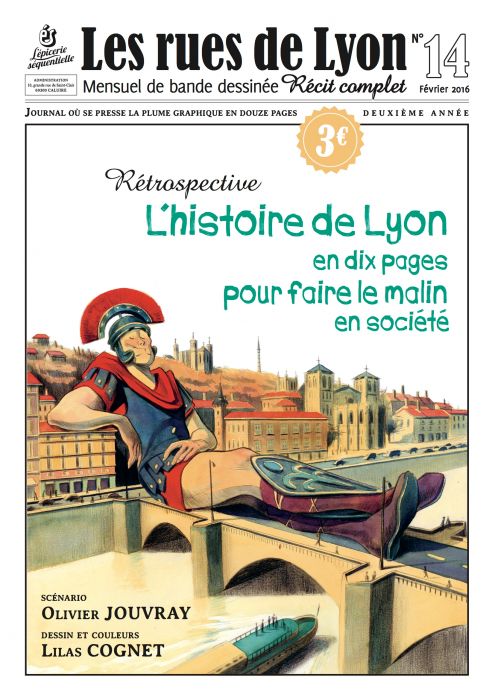 Couverture_Rétrospective L'histoire de Lyon en 10 pages pour faire le malin en société - Numéro 14