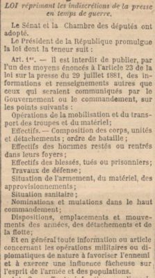 Journal officiel. 6 août 1914