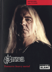 couverture du livre saxon : tonnerre heavy metal