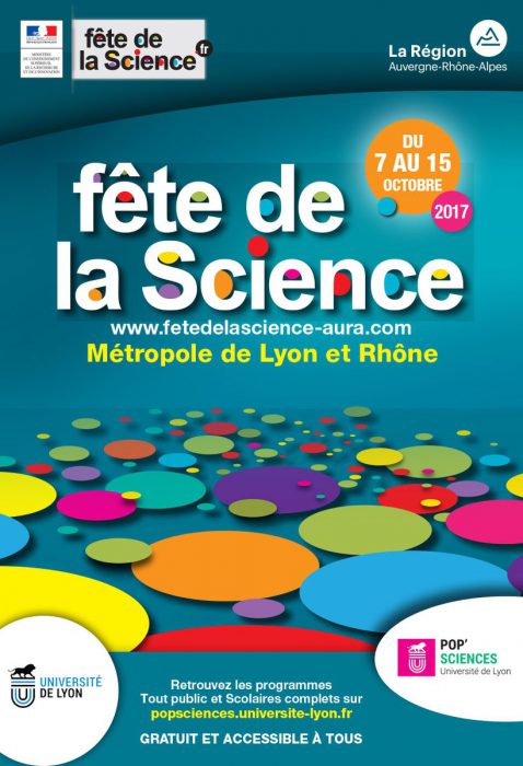 Affiche de la 26e Fête de la Science (2017)