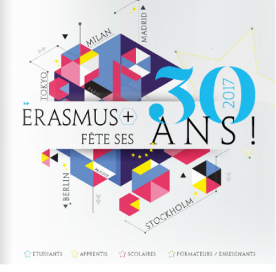 Logo de l'anniversaire d'Erasmus