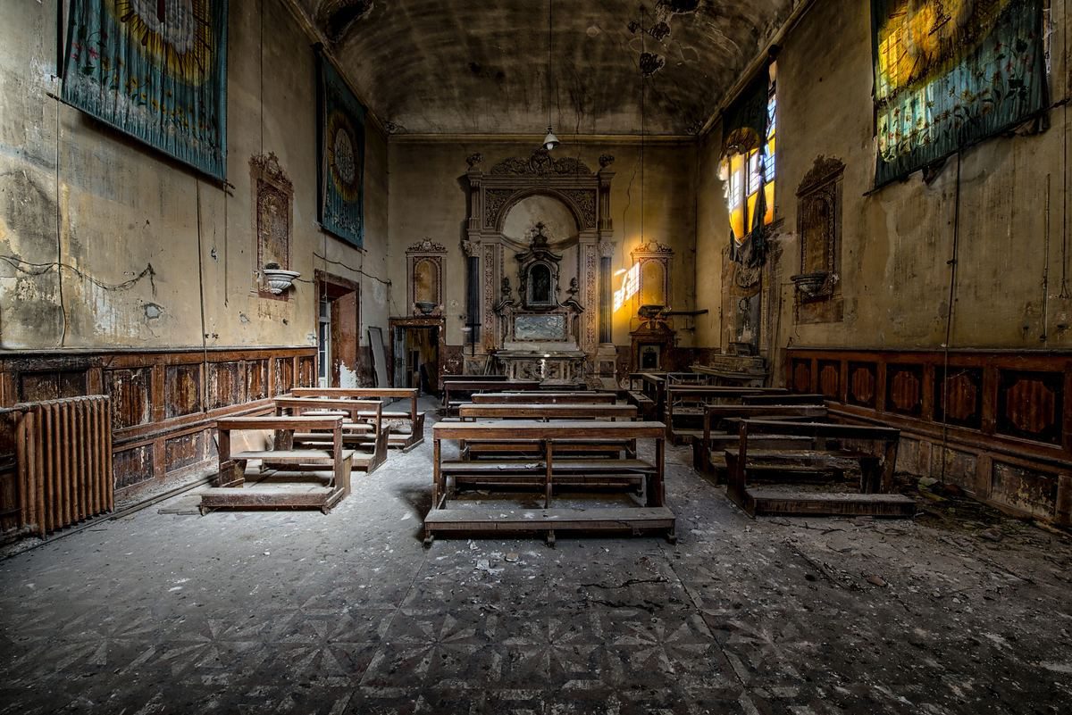 église abandonnée urbex