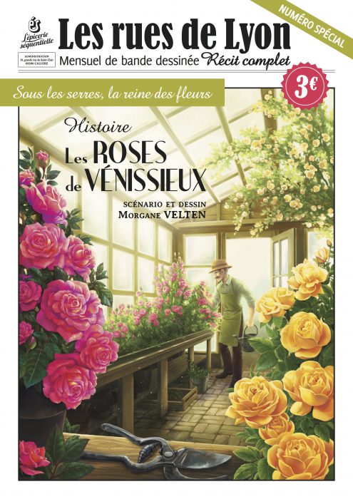 Couverture du numéro spécial sur l'histoire des Roses de Vénissieux