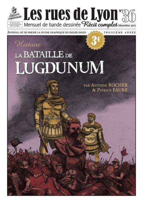 Couverture du numéro 36 La bataille de Lugdunum