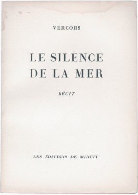 couverture Le silence de la mer