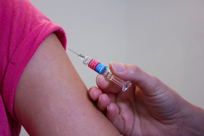 Vaccination d'un enfant