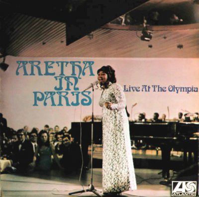 pochette du disque d'Aretha franklin "Aretha in Paris"