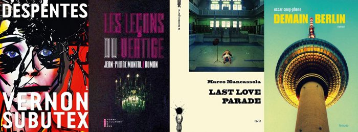 couverture des quatre romans proposés en sélection