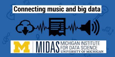 logo du projet MIDAS : "connecting music and big data"