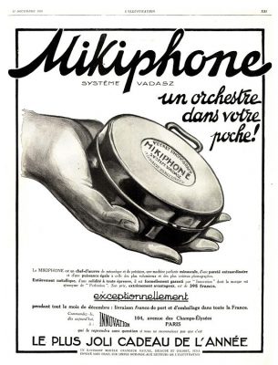 Publicité pour le Mikiphone