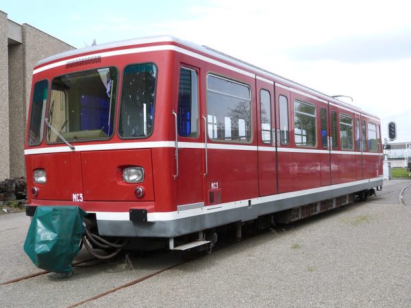 Automotrice à crémaillère MC3 du métro de Lyon