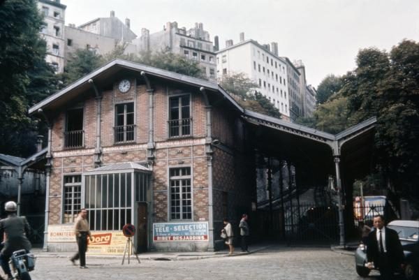 La gare basse du funiculaire Croix-Paquet - Croix-Rousse