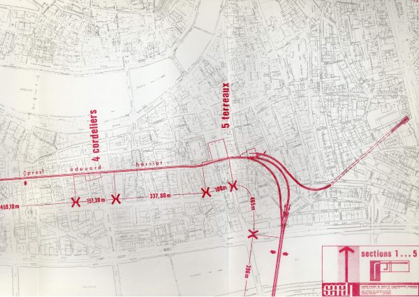 Avant-projet 1970 du métro de Lyon