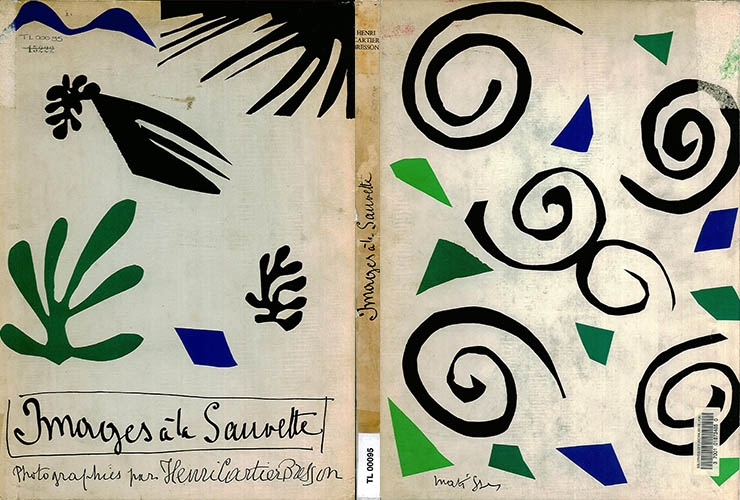 Images à la sauvette par Henri Cartier-Bresson, couverture d'Henri Matisse, éditions Verve, 1952