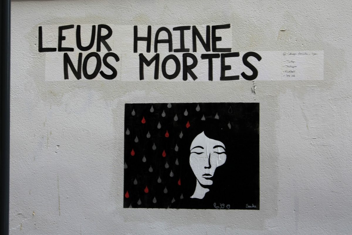 Collages féministes Lyon