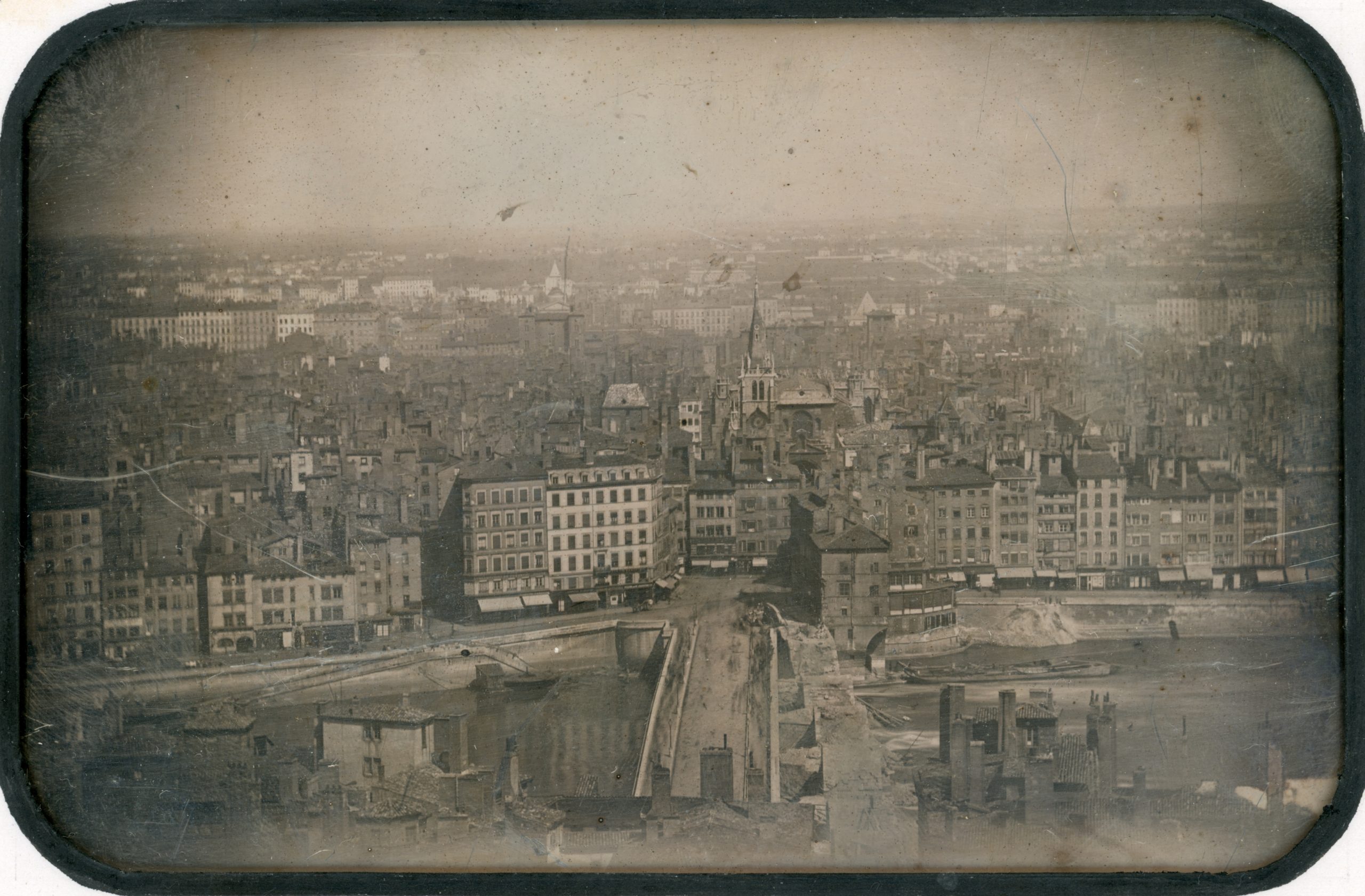 Une photo de Lyon en 1845 - L'influx