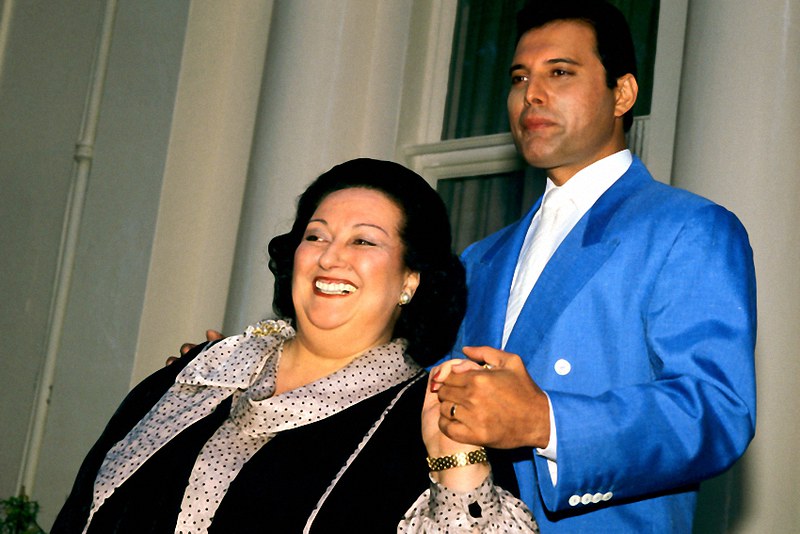 Montserrat Caballé et Freddie Mercury