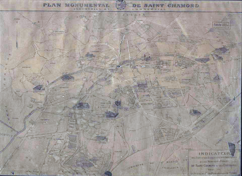 Les monuments figurés sont les industries et fabriques.