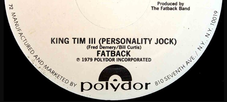 "King Tim III", Face B du single "You're my candy sweet"