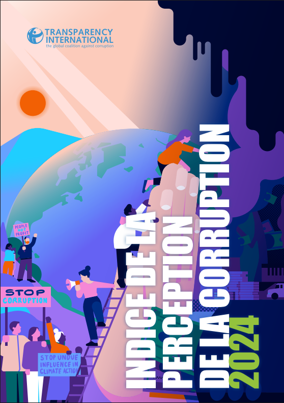 Couverture du rapport 2024 de Transparency International